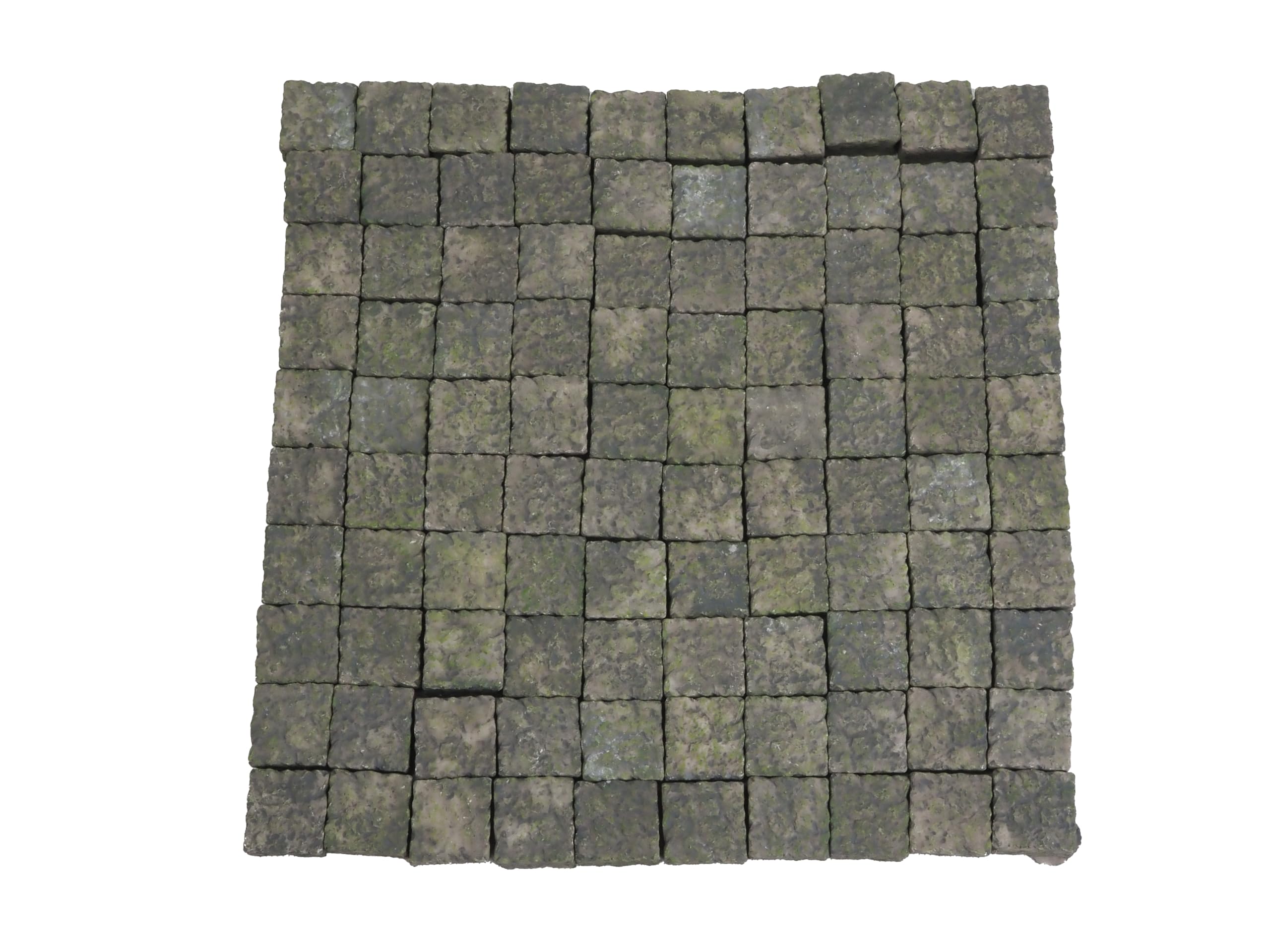 

[Добре в трьох напрямках] Набір зі 100 кам яних блоків 3 см x 3 см x 1,8 см для діорам та фотографії фігурок