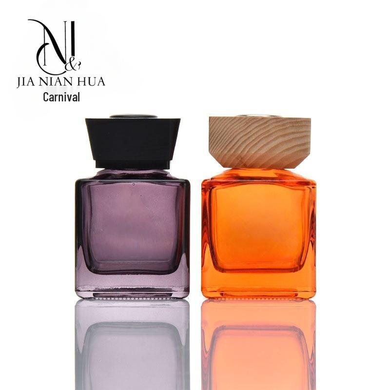 

High-Quality Colorful Glass Aroma Bottle - Empty, Elegant Design, Fire-Free