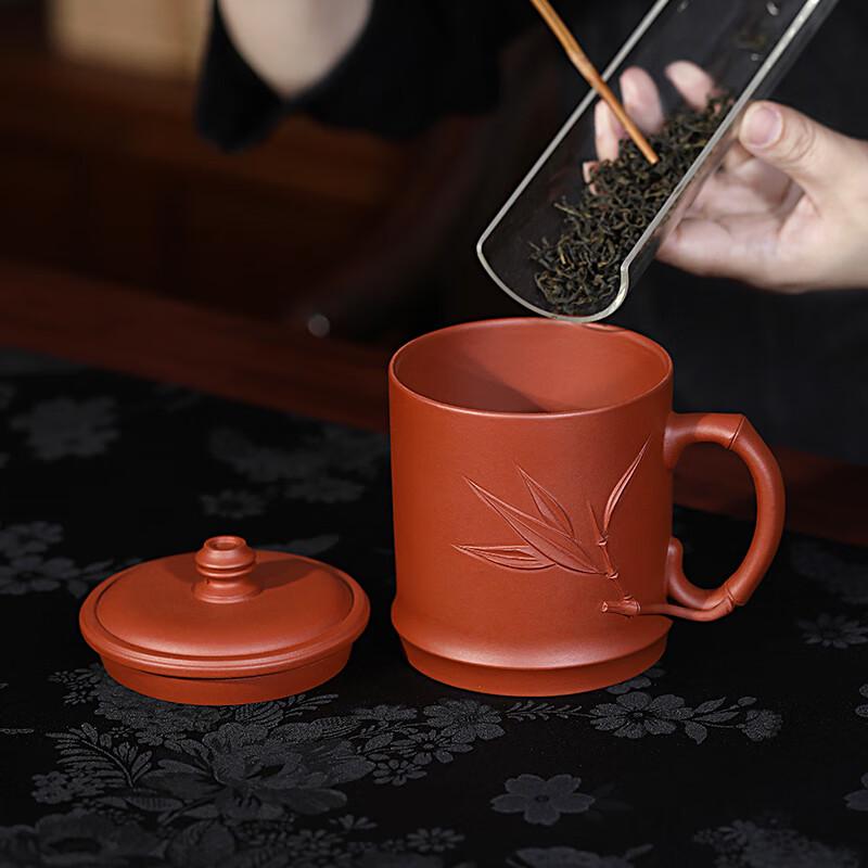 Bai Nian Li Yong Yixing Purple Clay Covered Tea Cup