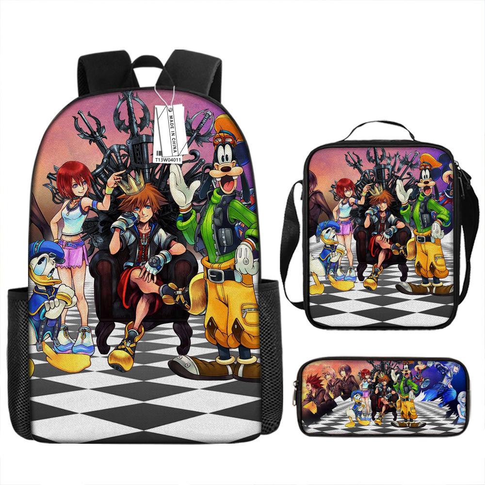 Anime Backpack Kingdom Heart Backpack European and American School Bag