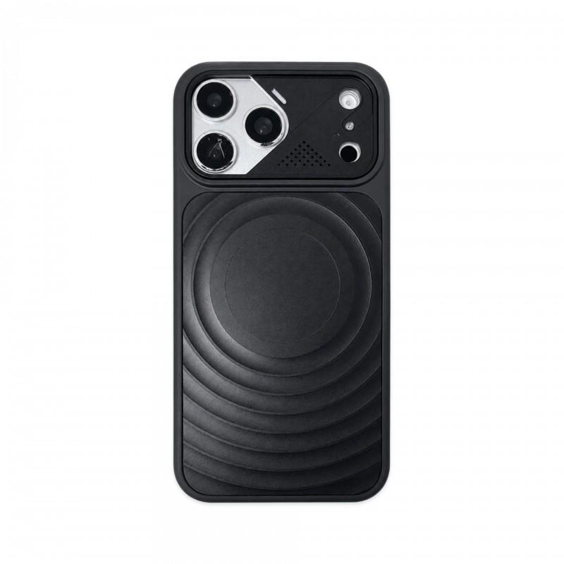 Magnetic Wave Aluminum Case IPhone 16 17 18 Pro Max Anti-Slip Shockproof Matte Finish
