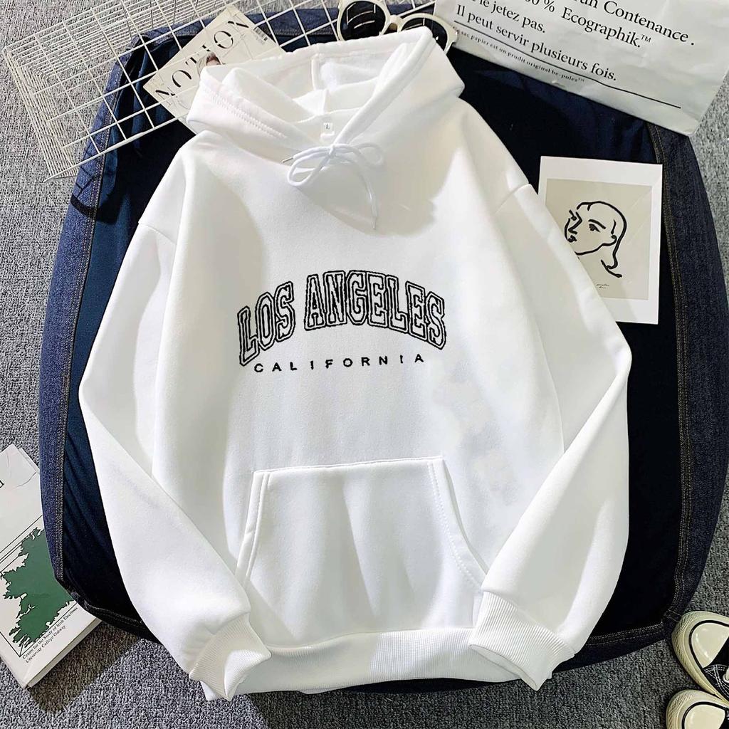 European and American Fashion Trend Letter Print Hoodie for Men and Women Couples Autumn Winter Korean Style Loose Casual Hoodie