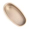 Goldene Ovale Antihaft-Kohlenstoffstahl-Kuchenformen (3 Pack)