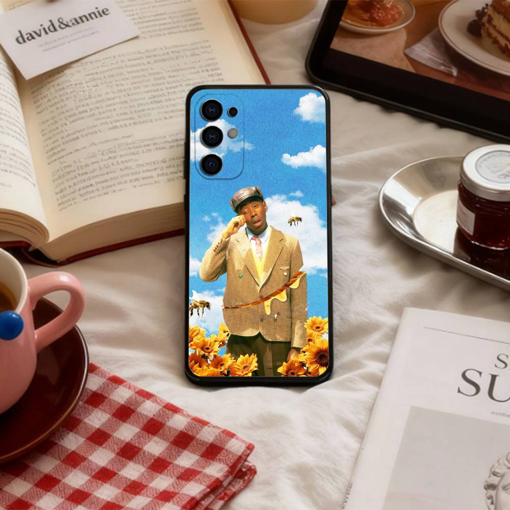 T-Tyler the C-Creator American Rapper Phone Case For Samsung S 25,24,23,22,30,21,10,9,Ultra,Plus,Lite,FE,4,5 G Soft Black Case