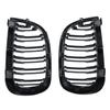 Paar Auto Front Nieren Kühlergrill Für BMW E81 E87 2004-2007 M SPORT Pre-facelift Racing Grills Gitter Auto ABS Grill Zubehör