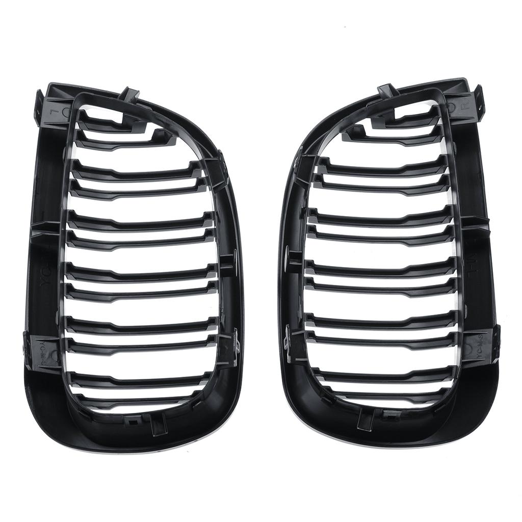 Paar Auto Front Nieren Kühlergrill Für BMW E81 E87 2004-2007 M SPORT Pre-facelift Racing Grills Gitter Auto ABS Grill Zubehör