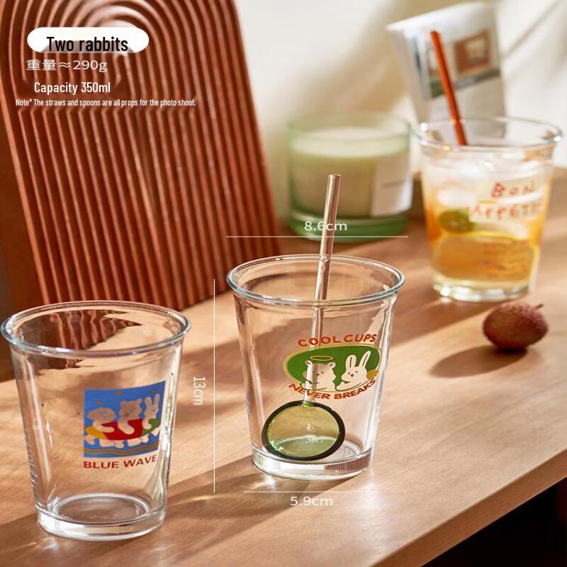 Starry Transparent Heat-Resistant Glass Mug