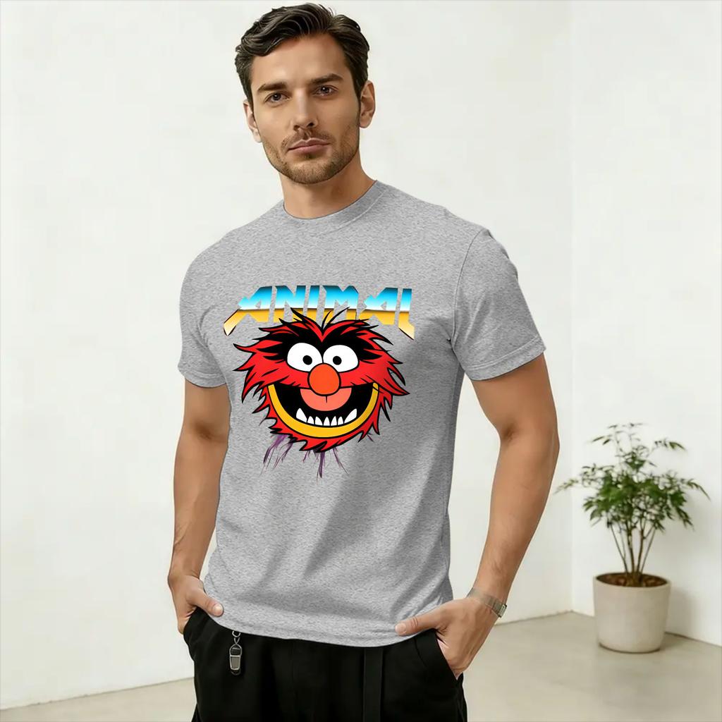 Unisexs TShirts MMuppets Animal Funny 100 Cotton Tee Shirt Short Sleeve T Shirt Crew Neck Clothing Gift Idea