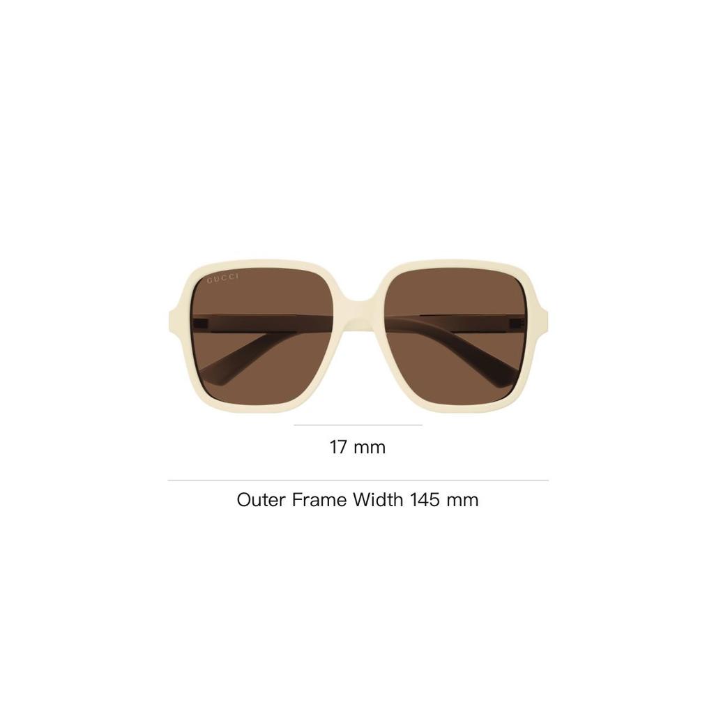 Gucci Classic Fashion Square Sunglasses Unisex Sunglasses GG1189SA-005-59