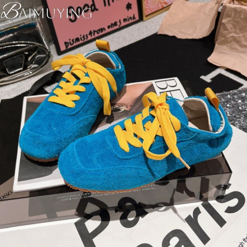 Fashion Flats Sport Shoes Casual Sneakers Woman Summer Loafers 2025 Trend Lace-Up Running Shoes Comfort Hiking Designer Zapatos De Mujer