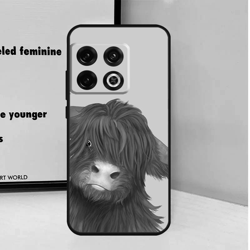 Cute Highland Cow For OnePlus Nord CE 5 2 3 4 Lite N20 N30 Case For OnePlus 13 12 11 9 10 Pro 10T 12R 13R 13T