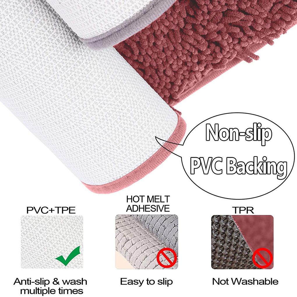 Badezimmermatte Wasseraufnahme Schnelltrocknend Weich Bequem Duschteppich Waschbar Hotel Badezimmer Tür Boden Teppich Zubehör