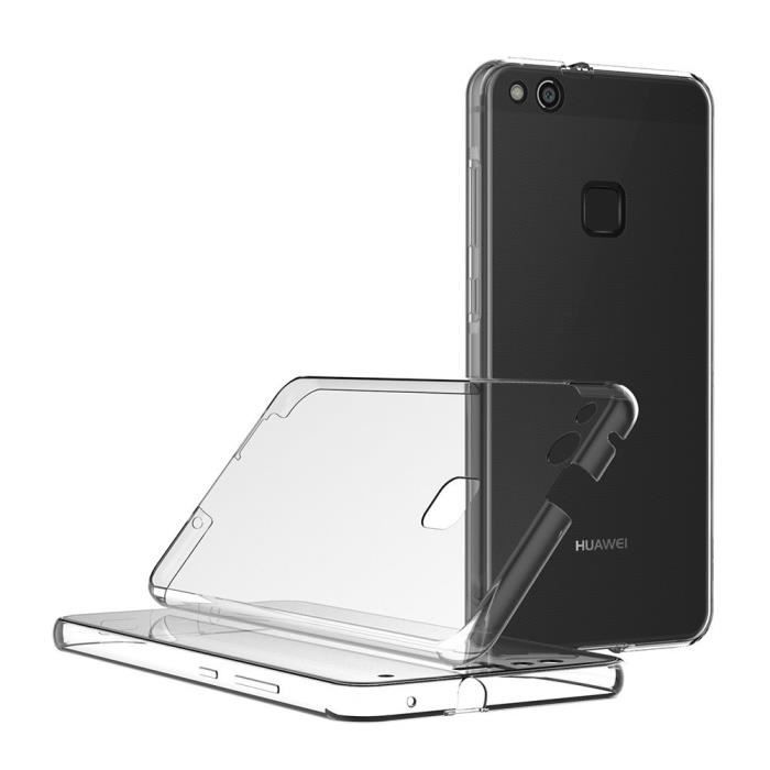 Huawei P10 LITE Case - Phonillico - Ultra Slim - Soft Silicone - Transparent - Maximum Protection
