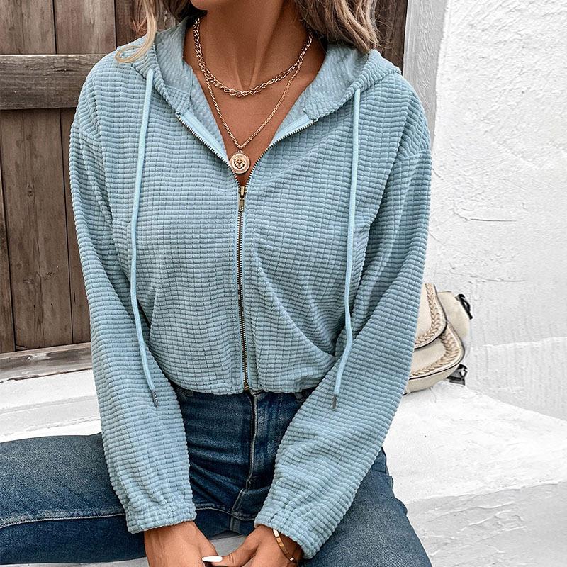 

Осень-зима женская однотонная куртка пальто с отложным воротником XL синий