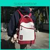 Fashionable Pattern Letter Students Large Capacity Backpack Pendant With