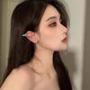 Zinc Zinc Alloy Elf Ear Clip Korean Style Cat Ear Hollow Ear Clips Sweet   Carnival