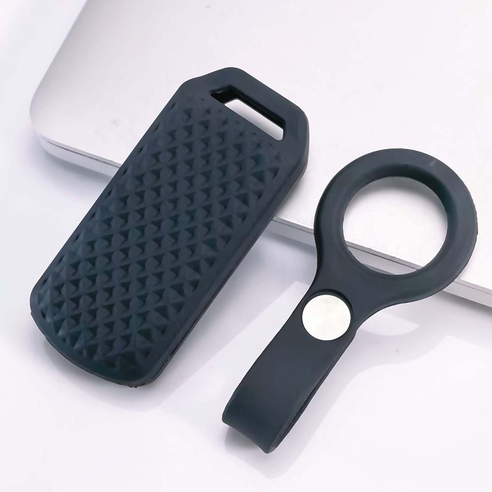 Silicone Key Cover with keychain For Honda PCX 125 150 160 ADV Vario SH125 2 Button Smart Key Fob Protector