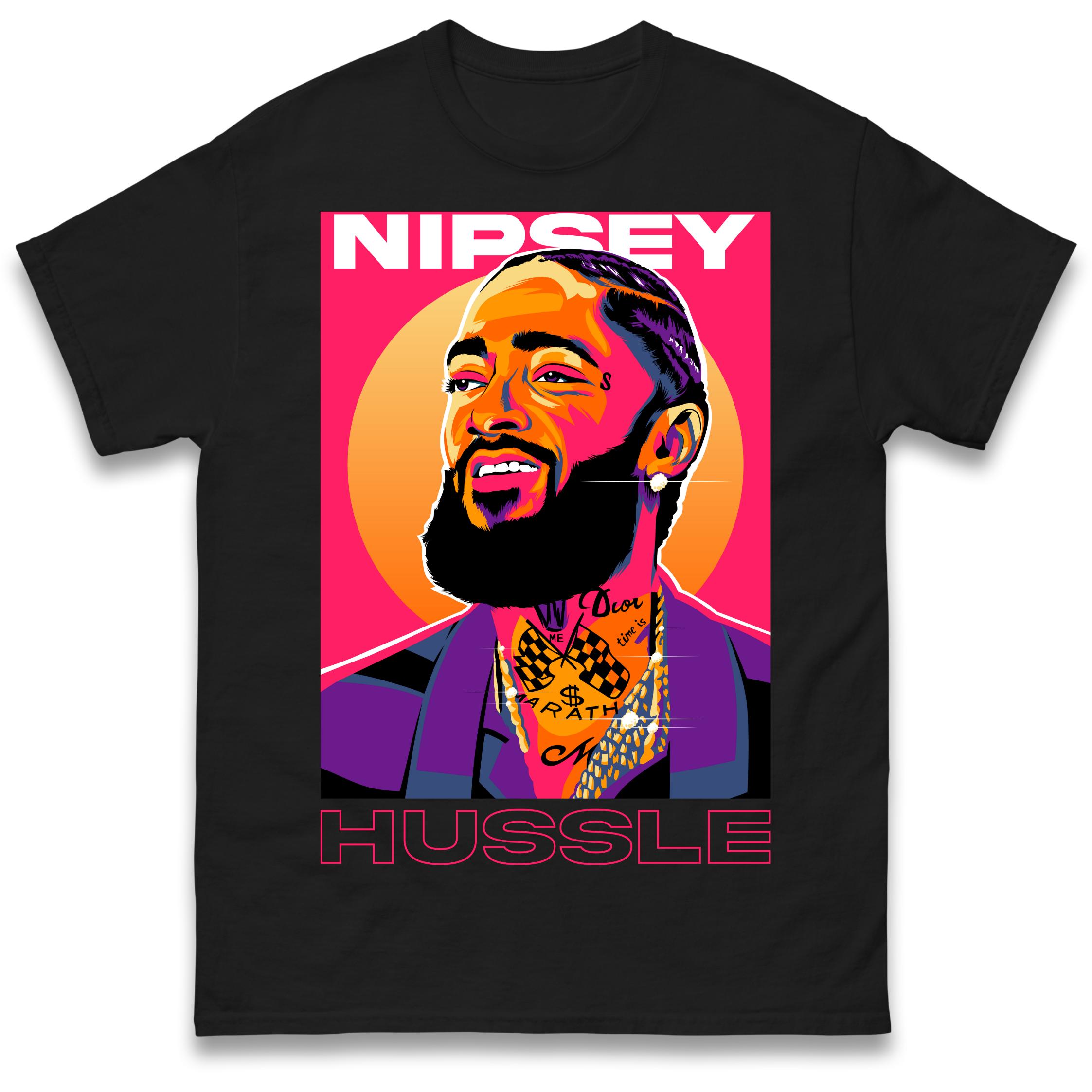 

Nipsey T-Shirt Tshirt Mens Womens Tops Unisex Tees 100% Cotton S