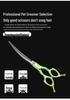 6.5" Colored Pet Grooming Scissors - 9cr18 Stainless Steel, Cat/Dog Hairdressing Shears, Customizable Logo/Pattern