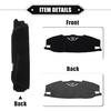 Car Dashboard Cover Mat Compatible for Jeep Grand Cherokee 2021-2023, Protective Polyester Black Center Console Interior Trim Dash Board Mat
