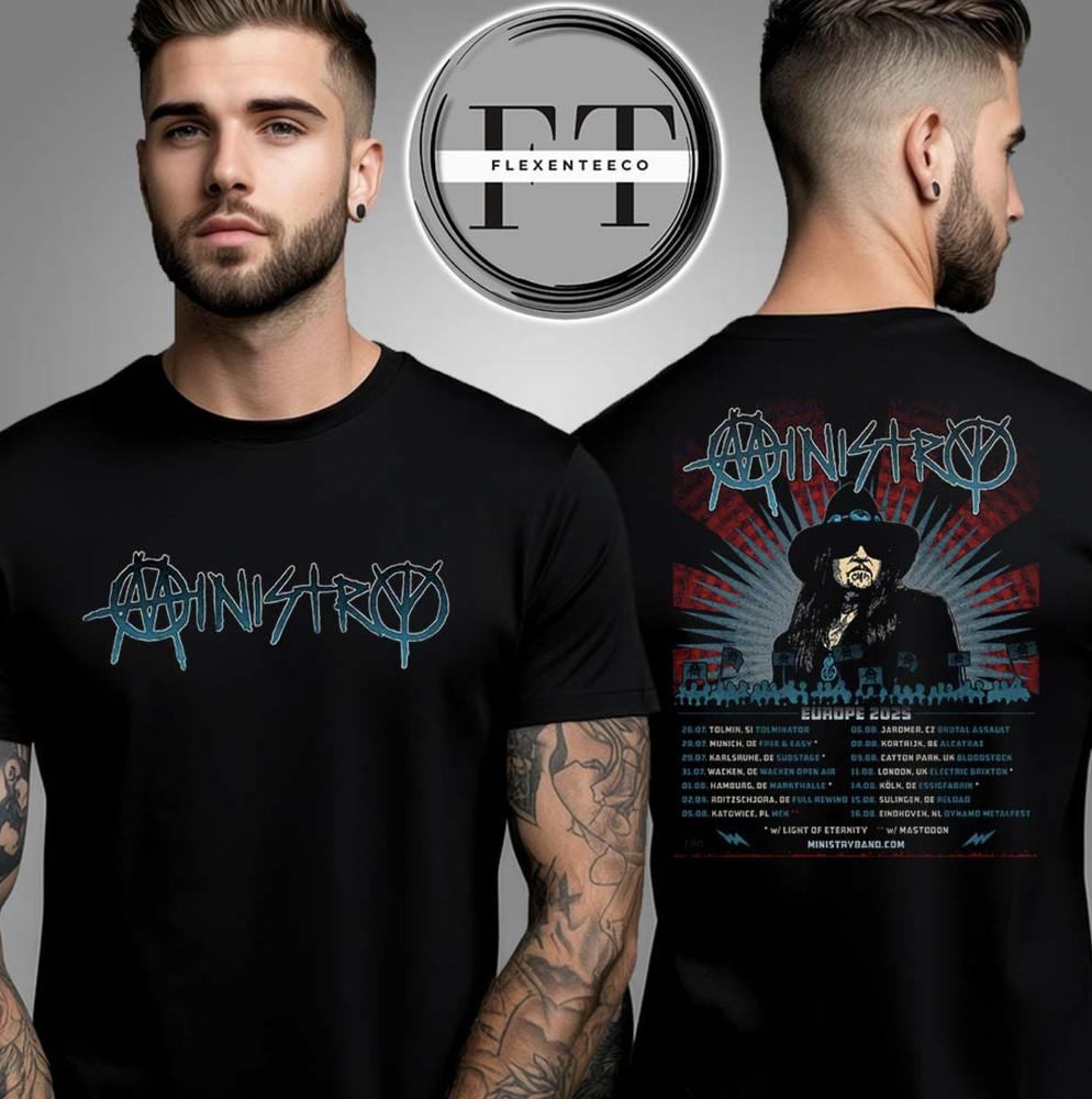 

Ministry Summer Europe Tour 2025 Schedule Two Side Unisex T-Shirt Unisex T-Shirt L