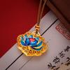 Butterfly Flower Pendant Necklace Hollow Collarbone Chain Chinese Style Necklace  Thailand