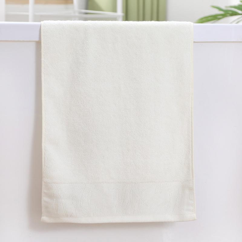 Bamboo Pulp Bamboo Fiber Towel Wash Face for Good Home Use Female Couple Towel Absorb Water Without Losing Hair Plush and Thickening Bath Quick Dry
