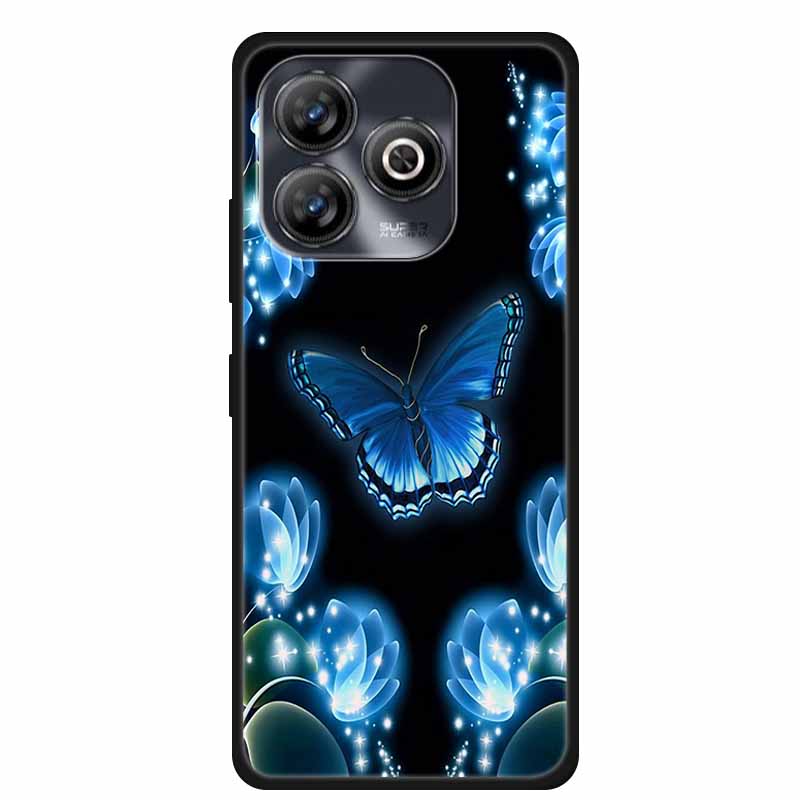 Pro ZTE BLADE A75 4G Pouzdro Zvířata Měkký Silikon TPU Pouzdra na Telefon Zadní Kryt Pro ZTE BLADEA75 Nárazuvzdorný Vlk Ochranný Cool Coque