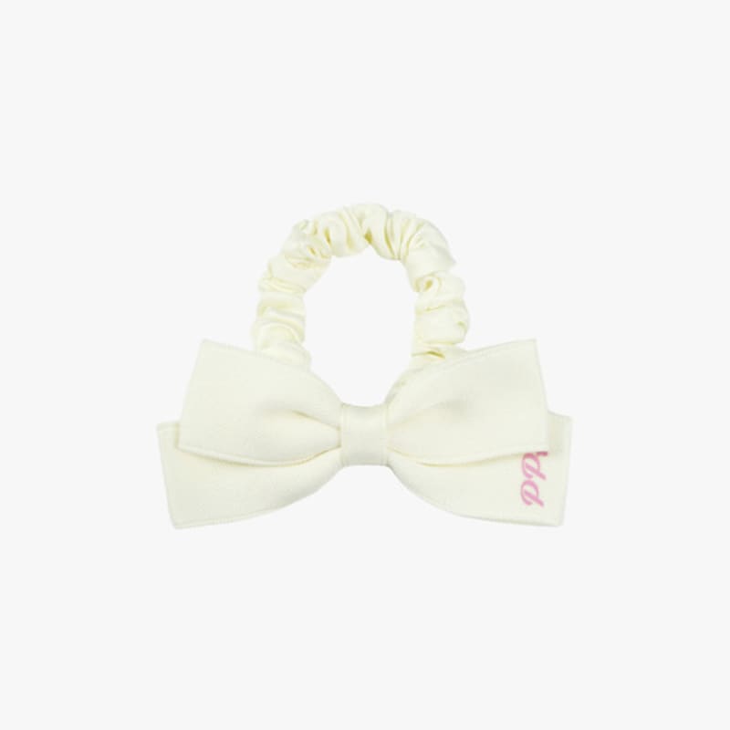 PINK PINEAPPLE [2ea 1set] MARGARET SCRUNCHIE_IVORY