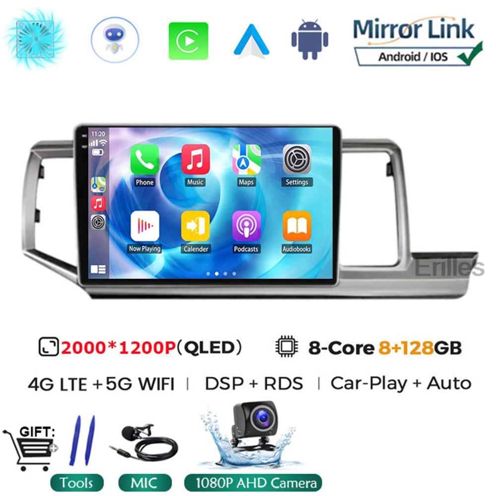Android 14 Navigation NO 2DIN Carplay Auto Head Unit Screen For Honda Stepwgn 2009 - 2015 Radio Stereo Multimedia Car Player GPS