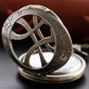Bronze Strange Eyes Gemstone Pendant for Men and Women Quartz Pocket Watch Retro Fashion Necklace Accessories Best Student Gift