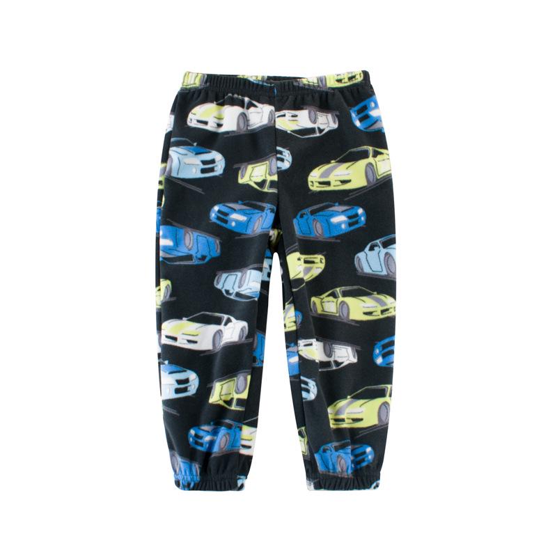 Kids' Polar Fleece One-Piece Pajamas - Warm Autumn Bottoms for Boys