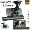 4In Car DVR Dash Cam do samochodów 3 obiektywy Rejestrator wideo Carplay DVR Mirror Black Box IPS 1080P HD Ekran dotykowy akcesoria samochodowe