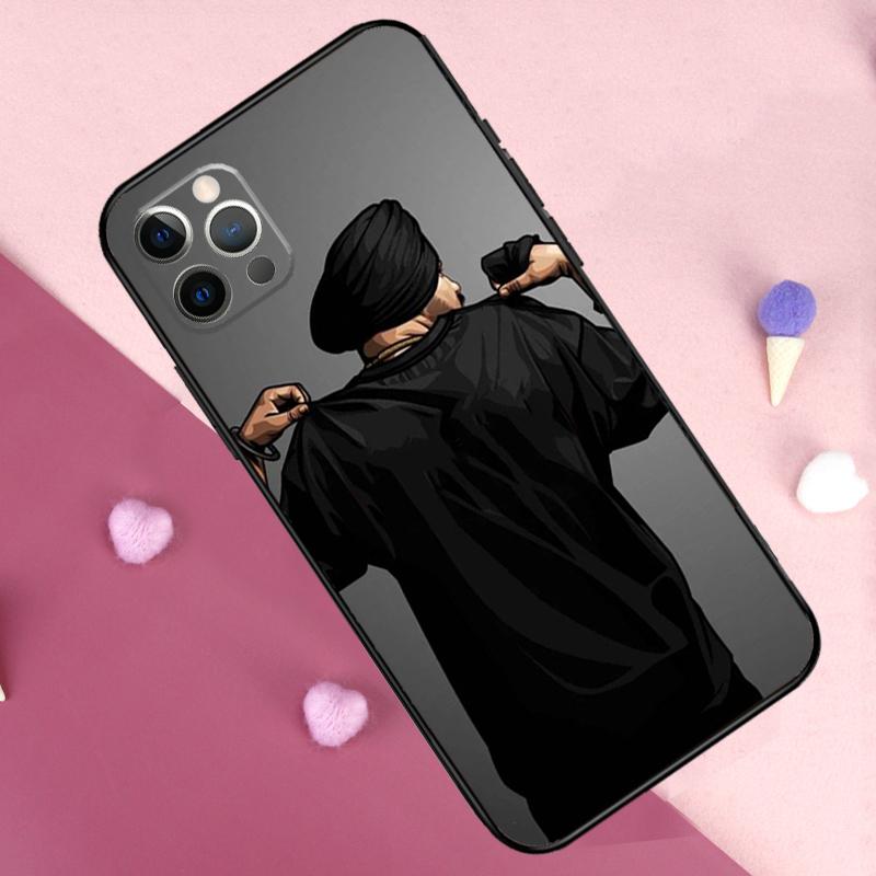 Sidhu Moosewala Handyhülle Für iPhone 17 Pro Max 14 15 16 Plus 11 Pro Max 12 13 Mini 16e 17 Air Rückseite