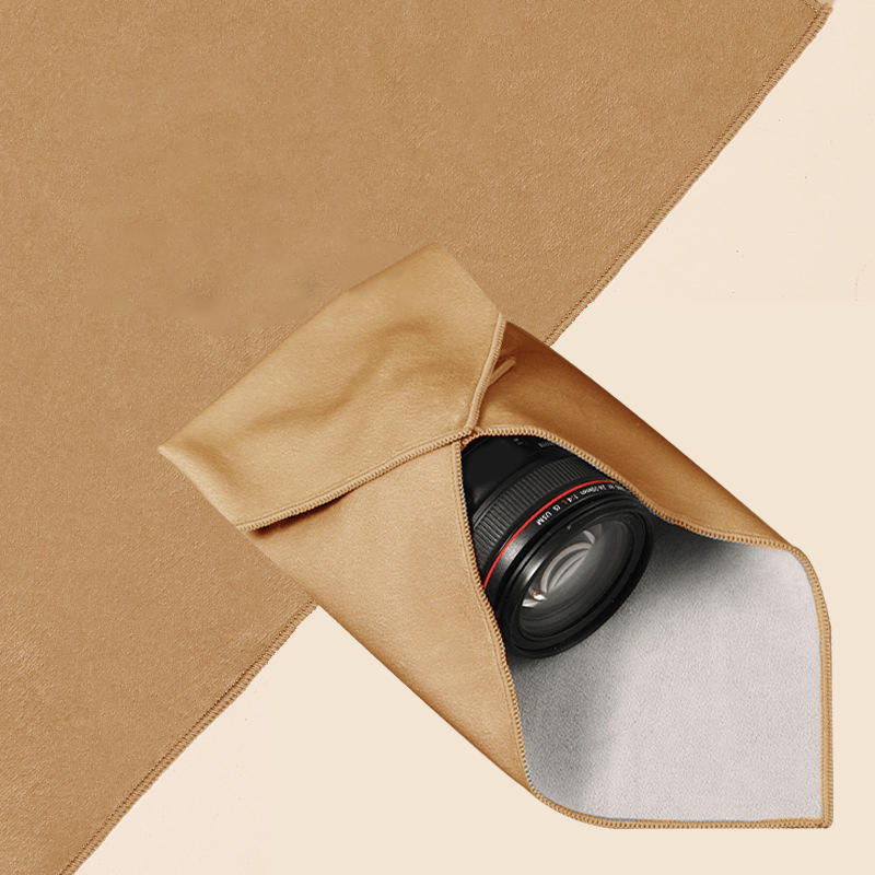 Anti-Scratch Camera Lens Protective Wrap Washable Self-Adhesive Lens Storage Cloth Portable Dustproof Camera Accessories