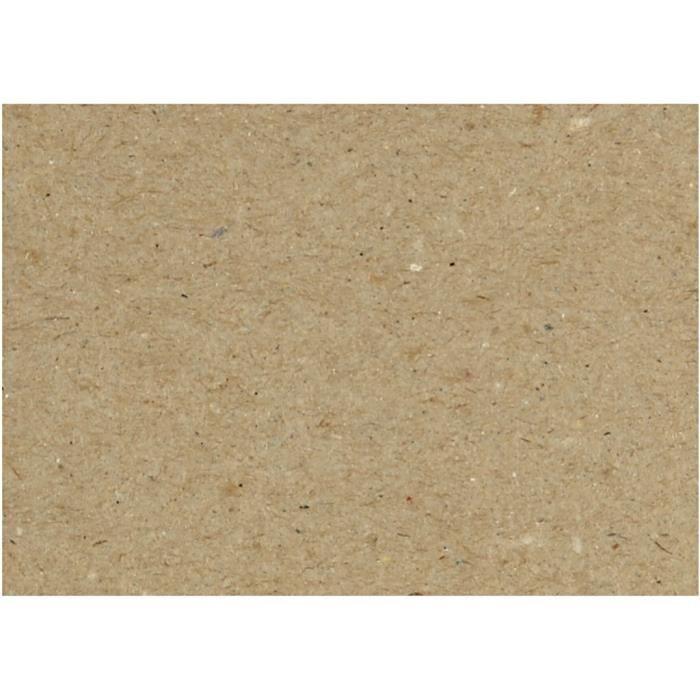 Creotime Recycled Cardboard A4 Brown 125 Sheets