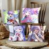 Tenko Shibuki Anime Pillow Case Square Pillow Bedroom Sofa Leisure Comfort Cushion Car Home Decoration