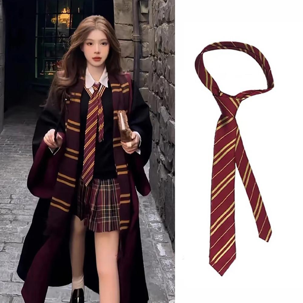 Long Skinny Necktie Scarf Decorative Accessory Striped Neck Tie Striped Waist Belt  Women Men