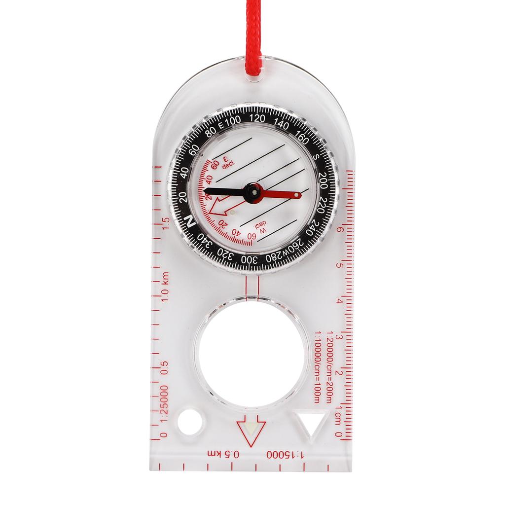 Orienteering Compass Portable Lightweight Durable Waterproof Hiking Compass for Various Outdoor Activities