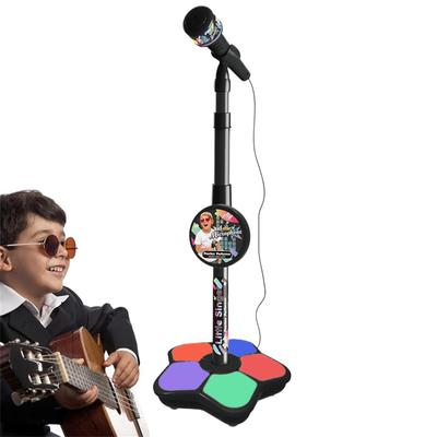 Mikrofonspielzeug für Kinder mit Ständer, verbesserte Konnektivität für MP3, Mobiltelefon, Karaoke-Maschine für Kinder, Geburtstagsgeschenk für Mädchen und Jungen | Spielzeug für Kinder