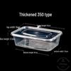 Xiaoyueya Disposable Rectangular Food Containers with Lids