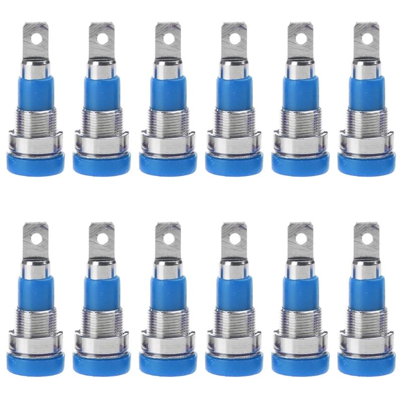 4mm Banana Jack Socket Female Adapter Panel Mount Binding Post M4x28 for Satellites Center Speakers to AVreceivers