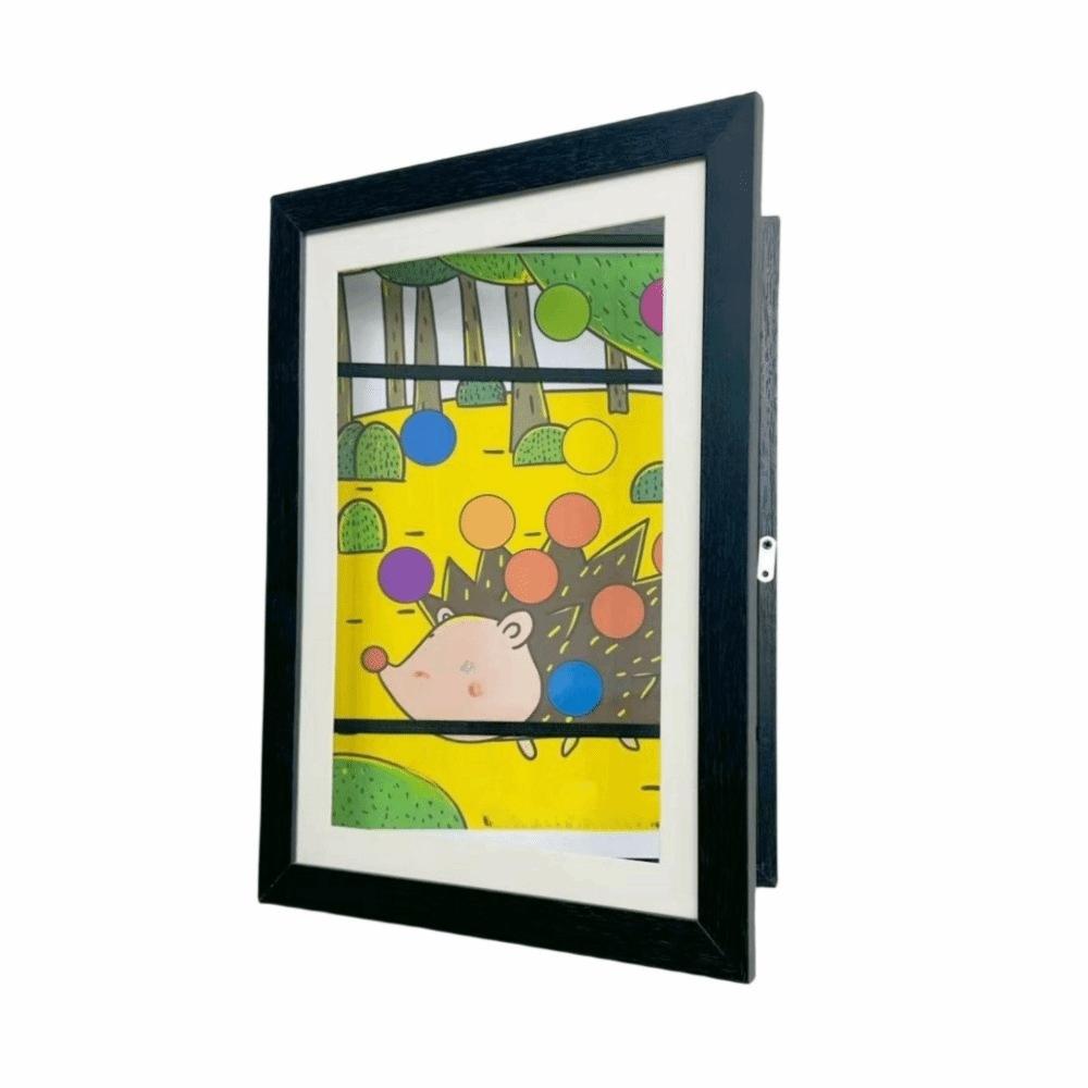 Wall Mount Flip Photo Frame Magnetic Closure Flip Art Frame Creative Display Frame  Photo Display