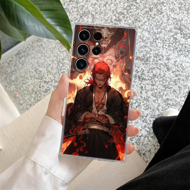 Ones Anime -Piece Roronoa Zoro S26 Ultra Case For Samsung Galaxy S25 S26 S24 S23 Ultra S22 S20 Plus S21 FE A57 Clear Phone Cover