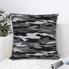 Camo Style Black Orange Camouflage Pillow Case Square Pillow Cover For Sofa Bedroom Home Decor Fashion Cushion Cover