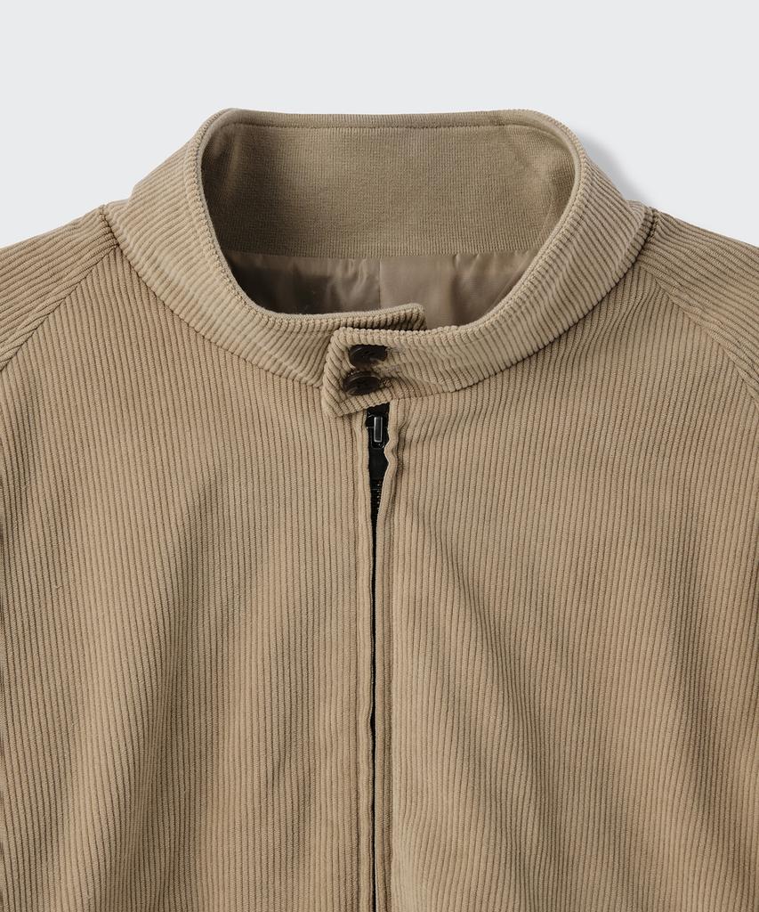 Musinsa Standard 8W Corduroy Harrington Jacket [Beige]