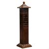 Chinese Pavilion Vertical Incenses Burners Copper Alloy Hollow Censers For Home Decoration And Meditations Space B03E