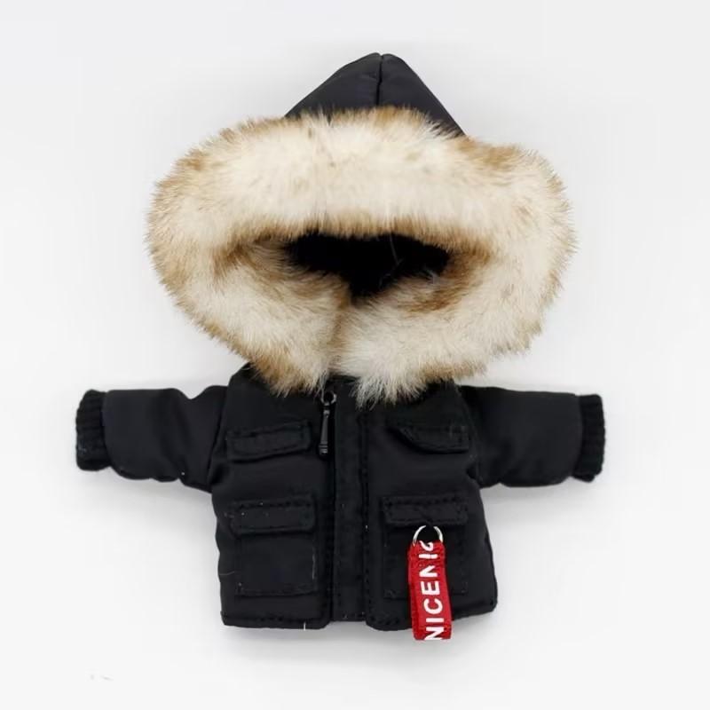 Nová Mini Roztomilá Péřová Bunda Bavlněná Bunda Kabát Kabát S Kapucí ob Krátké Ponožky pro 1/12bjd,obitsu11,mollys,ob11 Panenka Boty Doplňky