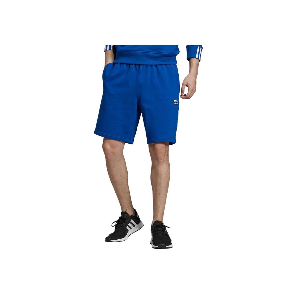 Adidas Originals Lace-Up Moisture-Wicking Breathable Stylish Five-Point Casual Shorts Men Shorts Blue FK3239