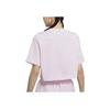 Nike Sportswear Swoosh Logo Print Short Sleeve T-Shirt Women Tops Emperor-Pink DD5591-695